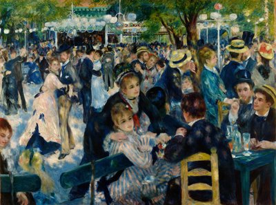 Tanz im Moulin de la Galette von Pierre-Auguste Renoir