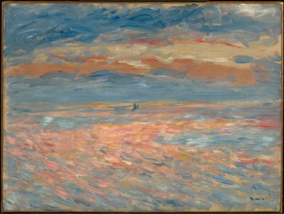 Sonnenuntergang von Pierre-Auguste Renoir