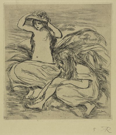 Die zwei Badenden von Pierre-Auguste Renoir