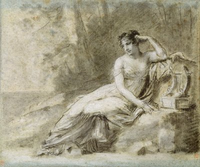 Studie für ein Porträt der Kaiserin Joséphine von Pierre Paul Prudhon