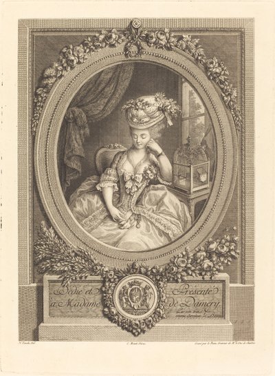 Die aufkeimenden Wünsche von Pierre Adrien Le Beau after Nicolas Tanché