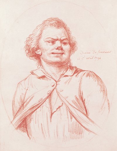 Danton wird zu seiner Hinrichtung geführt, 1794 von Pierre Alexandre Wille