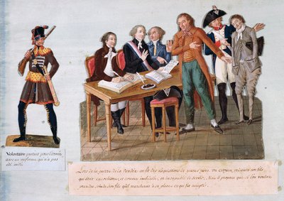 Freiwillige melden sich zur Armee für den Krieg in der Vendée (1792-1793) von Pierre Antoine Lesueur