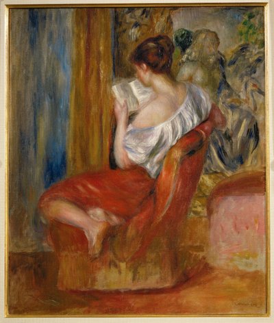 La liseuse von Pierre Auguste Renoir