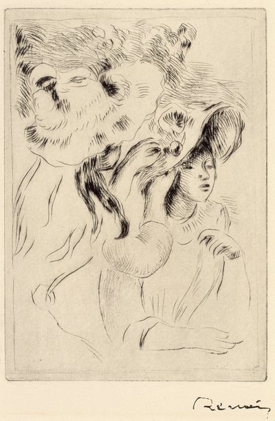 Le Chapeau Epinele von Pierre Auguste Renoir