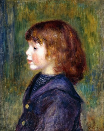 Porträt von Pierre Renoir im Matrosenanzug von Pierre Auguste Renoir