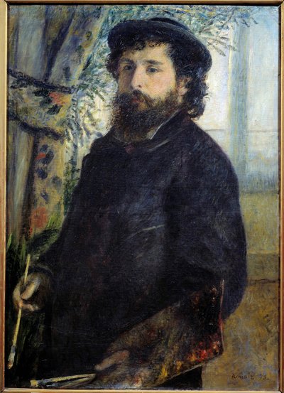 Porträt des Malers Claude Monet von Pierre Auguste Renoir