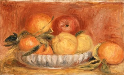 Stillleben mit Äpfeln und Orangen von Pierre Auguste Renoir