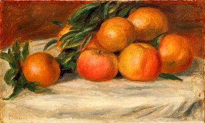 Stillleben mit Äpfeln und Orangen von Pierre Auguste Renoir