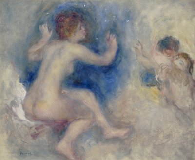 Studie für "Szene aus Tannhäuser, Dritter Akt", 1879 von Pierre Auguste Renoir