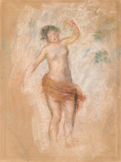 Studie einer Faunfrau, die für "Ödipus Rex" tanzt, ca. 1900 von Pierre Auguste Renoir