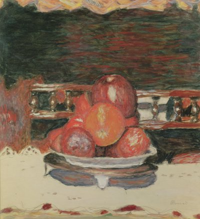 Früchte, dunkle Harmonie, ca. 1930 von Pierre Bonnard