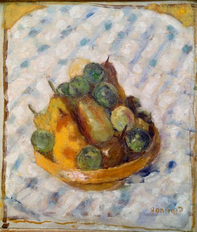 Stillleben mit Birnen und Pflaumen von Pierre Bonnard