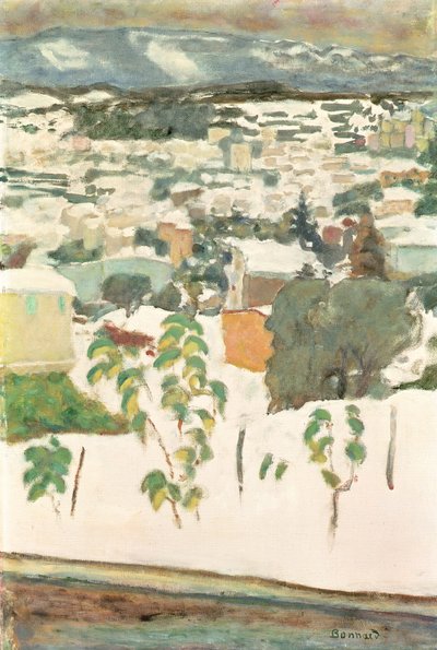 Le Cannet im Schnee, ca. 1927 von Pierre Bonnard