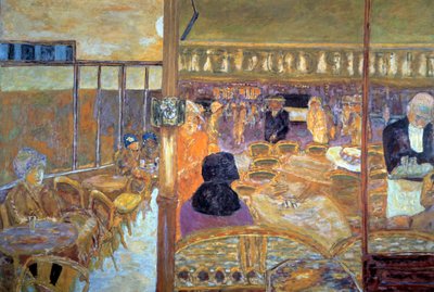 Place Clichy in Paris am Abend, das Café des kleinen Däumlings von Pierre Bonnard