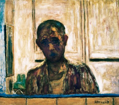 Selbstporträt in einem Rasierspiegel von Pierre Bonnard