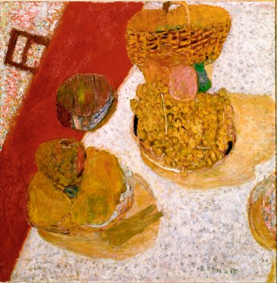 Tischecke Stillleben mit Früchten von Pierre Bonnard