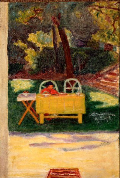 Verkostung im Garten von Pierre Bonnard