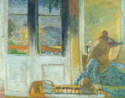 Die Französischen Fenster oder, Morgen in Le Cannet, 1933 von Pierre Bonnard