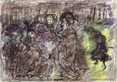 Der Platz, Abend, 1899 von Pierre Bonnard
