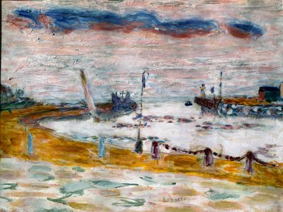 Der Hafenausgang in Trouville in der Normandie von Pierre Bonnard