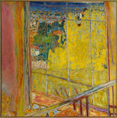 Die Werkstatt bei der Mimose von Pierre Bonnard