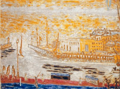 Trouville, der Hafenausgang von Pierre Bonnard
