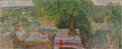 Frau in einer Landschaft von Pierre Bonnard
