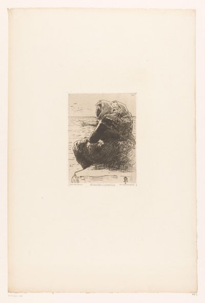 Rastende Frauen an der Küste von Pierre Celestin Billet