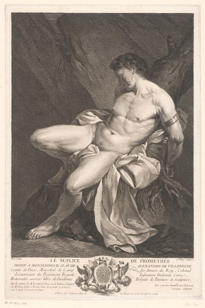 Prometheus gefesselt von Pierre Chenu