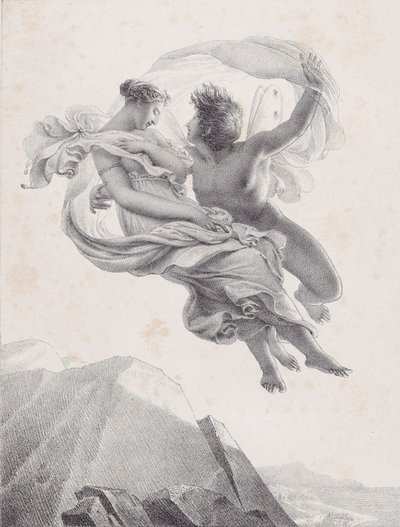 Zephyr und Psyche, 1820-23 von Pierre Claude François Delorme