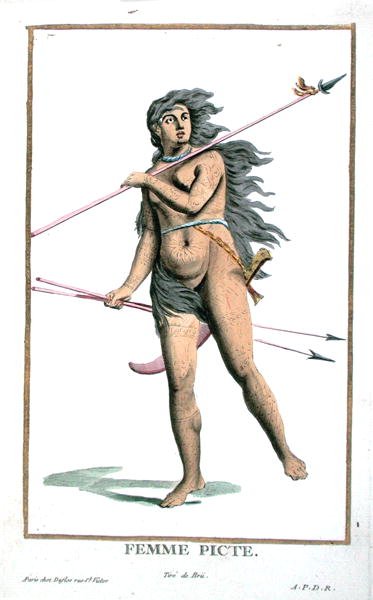 Eine piktische Frau aus 