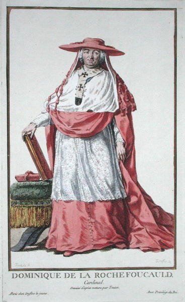 Kardinal Dominique de la Rochefoucauld (1712-1800) aus 