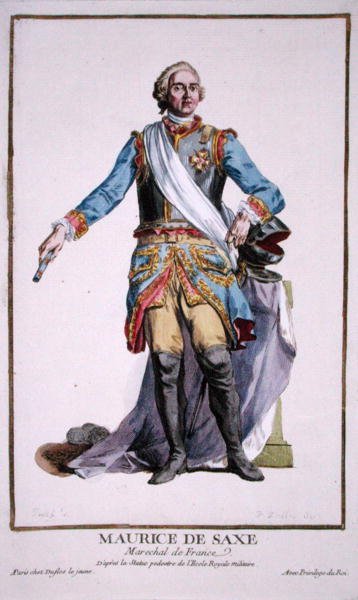 Moritz von Sachsen (1696-1750) aus 