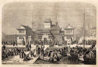 Das Zollgebäude von Shanghai von Pierre Eugene Grandsire