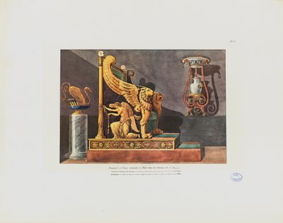 Sessel und Vase im Haus von C.D., aus 