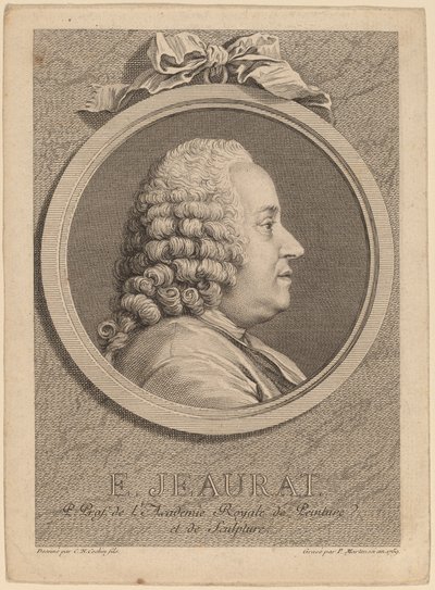 Edme-Sébastien Jeaurat von Pierre Francois Martenasie after Charles Nicolas Cochin II
