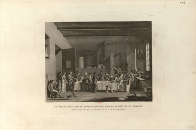 In einem revolutionären Komitee während der Schreckensherrschaft, 1802 von Pierre Gabriel Berthault