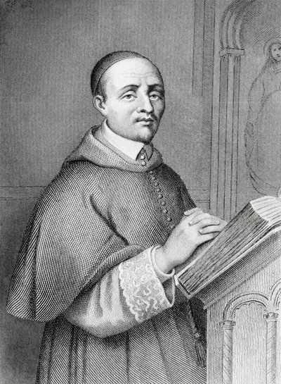 Porträt von Giulio Alberoni (1664-1752), italienischer Kardinal und Staatsmann, Premierminister von Philipp V. von Spanien, Gravur von Pierre-Gustave-Eugene Staal (1817-1882) von Pierre Gustave Eugene (1817 82) Staal