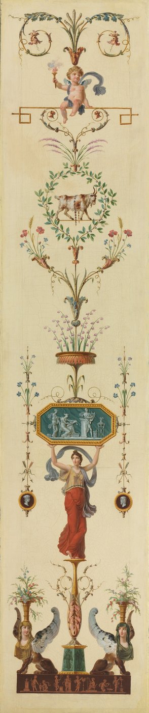 Dekoratives Panel von Pierre II Rousseau