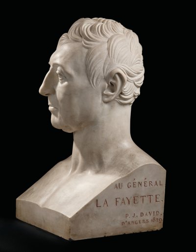 Büste von Marie-Joseph-Gilbert du Motier, Marquis de La Fayette von Pierre Jean David dAngers