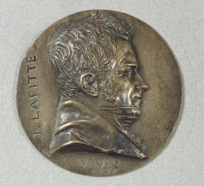 Medaille mit einem Porträt von Jacques Lafitte (1767-1844) 1830 von Pierre Jean David d