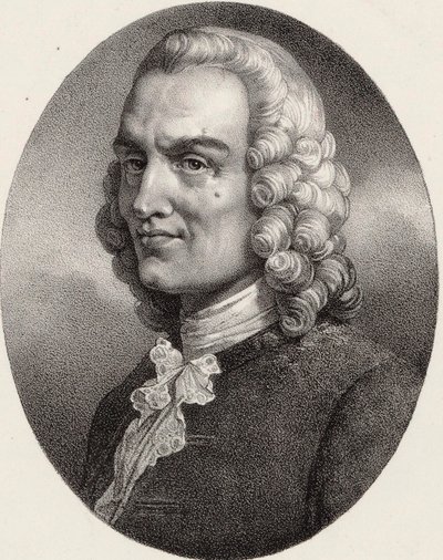 Porträt des Komponisten Jean-Philippe Rameau 1683-1764 von Pierre Louis Henri Grevedon