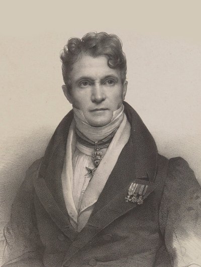 Porträt des Dirigenten und Komponisten Gaspare Spontini 1774-1851, 1830 von Pierre Louis Henri Grevedon
