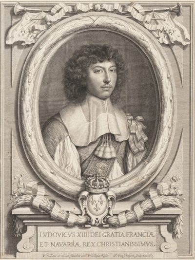 Porträt von Ludwig XIV., 1650-1702 von Pierre Louis van Schuppen