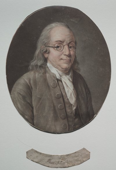 Benjamin Franklin von Pierre Michel Alix