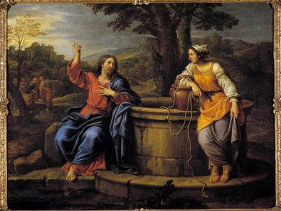 Jesus und die Samariterin von Pierre Mignard