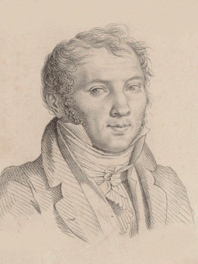 Porträt des Geigers und Komponisten Louis-Luc Loiseau de Persuis 1769-1819, 1811 von Pierre Narcisse Guérin Baron