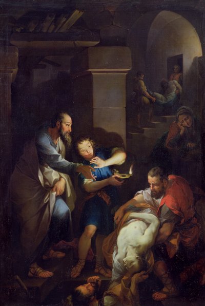 Das Begräbnis von Tobit durch seine Landsleute, 1733 von Pierre Parrocel