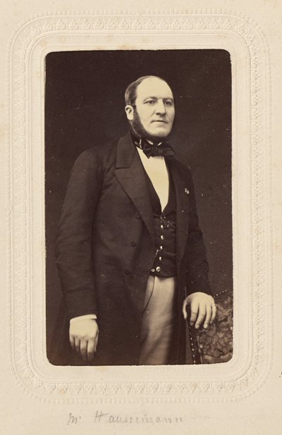 Baron Georges Eugene Haussmann (1809 - 1891) von Pierre Petit